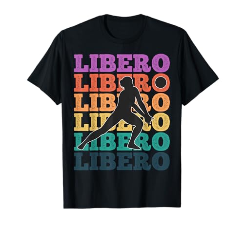 Volleyball Player Team Coach Retro Libero T-Shirt
