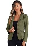 Allegra K Faux Suede Blazer
