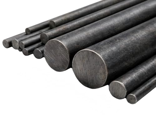 MILD STEEL ROUND BAR SOLID CIRCULAR METAL IRON ROD 16mm Diameter / 300mm Length (16x300mm)