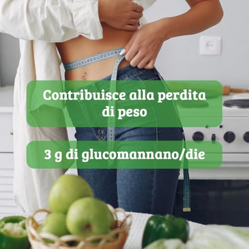 Glucomannano PURO - Senza Glutine e Vegano, 60 capsule - 6
