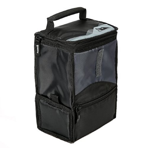 Arctic Zone Insulated Lunch Box (Dark Grey And Black) With Free Food Container #TOP18