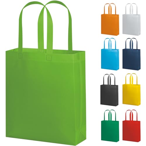 [ SPAZIOSE E ROBUSTE ] Le nostre borse offrono spazio sufficiente per gli acquisti e sono progettate per resistere a un uso quotidiano. Sono dotate di manici resistenti per un trasporto comodo.