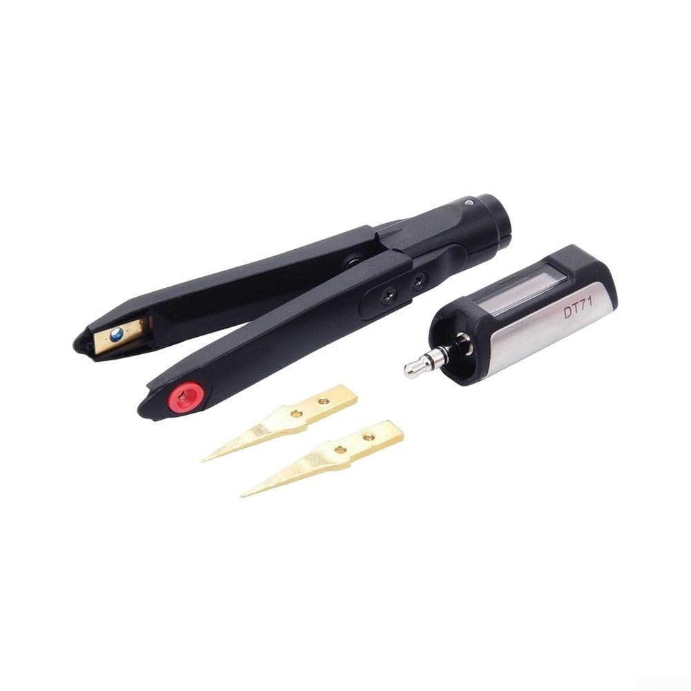 Pince à épiler numérique DT71 pour testeur de composants SMD pour résistance et capacité de tension – Compteur LCR portable avec générateur de signal 10,6 cm