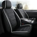 TTX Car Seat Covers Custom Fit for Dodge Dart 2013-2016 Full Set Seat Covers Waterproof Faux Leather