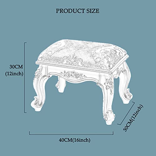 Tabouret d'Appoint Carré Gain de Place pour Petits Espaces et Salons - 3