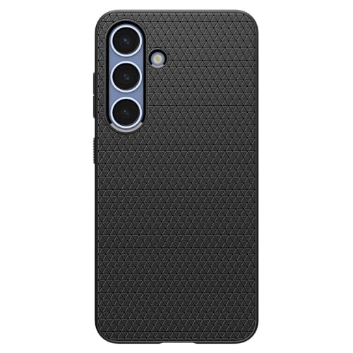 Image of Spigen for Galaxy S25 Case, Liquid Air [No Magnet Ring] [Military-Grade Protection] - Matte Black