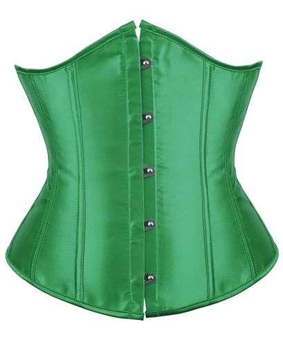 Image of Alivila.Y Fashion Womens Sexy Satin Vintage Underbust Waist Training Corset Bustier