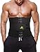 NINGMI Ceinture de Sudation Néoprène Ceinture de Minceur Adjustable Gaine Amincissante Fitness,XXX-Large,Noir