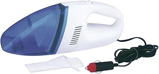 Krawehl - Aspirador Portátil, Aspiradora de Mano, Ideal para Vehículo, Cable con Toma de Mechero, Gran Capacidad de Aspiración, Ligero, Compacto y Manejable, Cable de 2,5 m