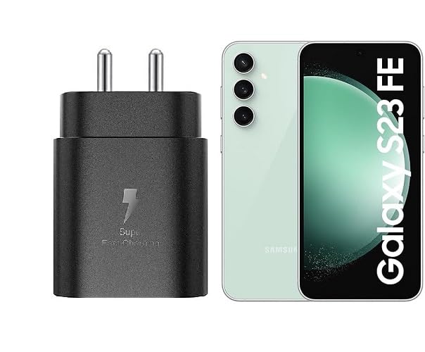 Image of Original Samsung S23 FE / S23 25W Charger with Type-C Cable - Rapid Power Delivery for Your Devices White