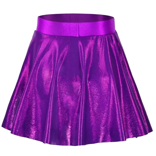Image of Gnainach Girls Skorts High Waist Athletic Skirts with Shorts Stretchy Activewear for Teens Kids Performance Tennis