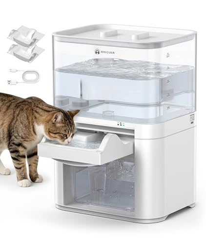 Wireless Cat Water Fountain with 4L Tank