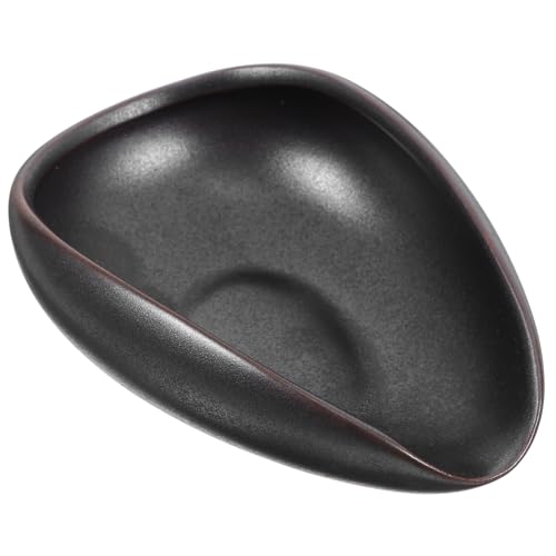 AUTSUPPL Ceramic Coffee Bean Tray Measuring Dish Multi-use Bean Weighing Tray for Daily Use