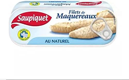 Saupiquet filets de maquereau au naturel 169 g