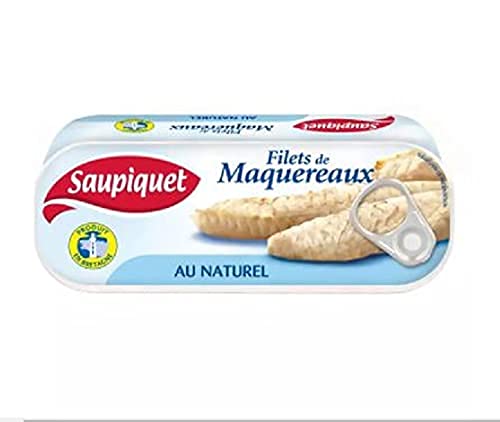 Saupiquet Filets de maquereau naturel 169g - Découvrez ce filets