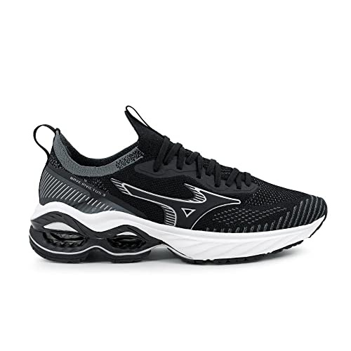 Tênis Mizuno Invictus 3, Masculino, Preto/Prata, 43