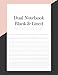 Produktbild Dual Blank and Lined Notebook: Half Draw and Write Journal Dotted & Lined Sketchc Notes Notebooks 120 Pages 8.5x11 for Sketching Drawing and Writing White Page Composition Journal Book