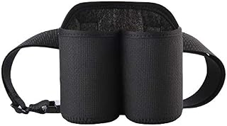 CM 2-Bottles Beer Belt Strap Can Holder Soda Beverage Holder with Buckle