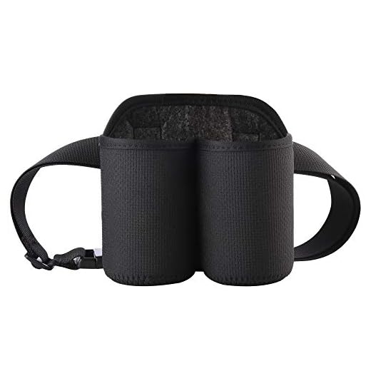 CM 2-Bottles Beer Belt Strap Can Holder Soda Beverage Holder with Buckle for BBQ Party Camping Beer Can