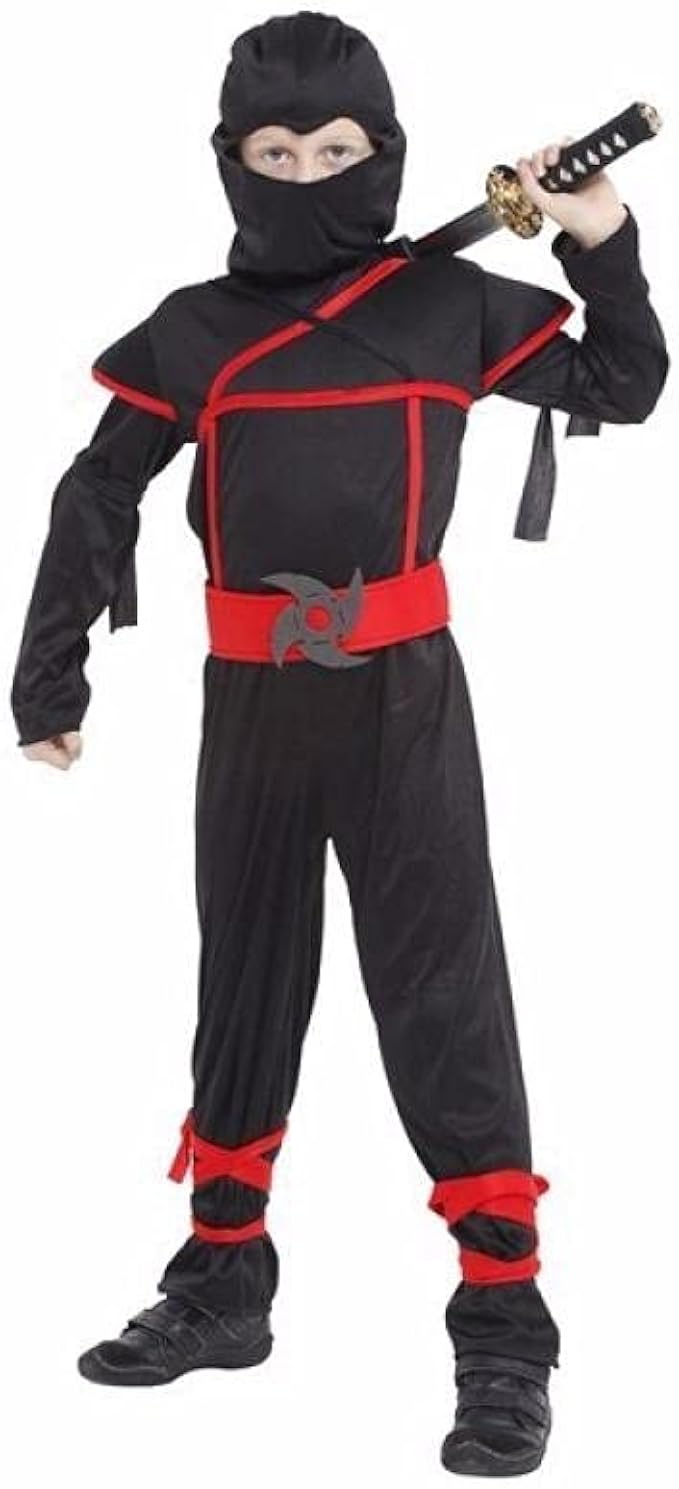 UUKR Ninja Costumes Party Black Ninja Warrior Costumes Day Cosplay