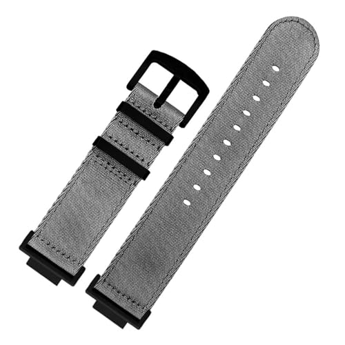 [SLFJEYTX] GA-110/100/120 GD-100 DW-5600 5610�R�l�N�^�E�H�b�`�X�g���b�v�p 22mm�X�e�����X�X�`�[���A�_�v�^�[ 1��(Gray black buckle)