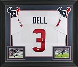 Tank Dell Authentic Signed White Pro Style Framed Jersey BAS Witnessed