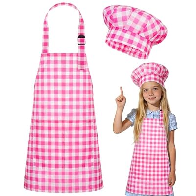 DiULi Delantales Infantiles, Conjunto de 2 Pcs Delantal Ajustable y Gorro de Cocinero Infantil, Impermeable Delantal con Bolsillo para Niños, Regalo para Pequeños Cocineros (Tartán- Talla única) | Ya disponible en tu tienda friki favorita! En mundofriki.es! DiULi Delantales Infantiles, Conjunto de 2 Pcs Delantal Ajustable y Gorro de Cocinero Infantil, Impermeable Delantal con Bolsillo para Niños, Regalo para Pequeños Cocineros (Tartán- Talla única) | Ya disponible en tu tienda friki favorita! En mundofriki.es!