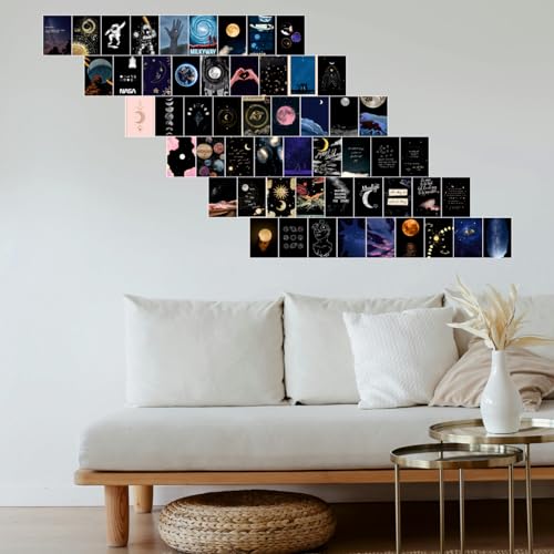 Image of SAW Space Posters - Pack of 54 | 4 x 6 Inches | Aesthetic Wall Art | Living Room, Bedroom, Office