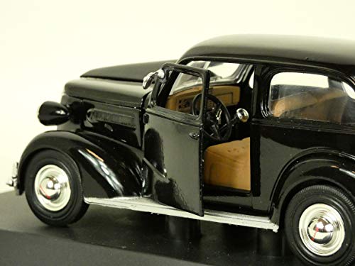 Newray Ss-55183 1937 Chevrolet Master Deluxe Town Sedan Model Car #TOP6