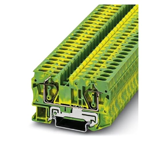 Terminal de tierra con resorte ST 6-PE, borne modular para puesta a tierra eficaz