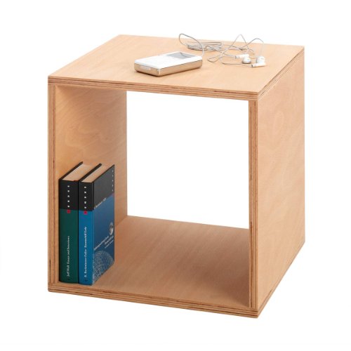 Preisvergleich Produktbild Tojo Cube Nachttisch 35x35 cm, buche geölt LxBxH 35x35x35cm