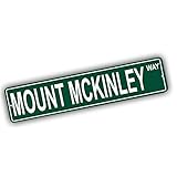 California Mountains Pick Your Mountain Compatible/Replacement for Mount Mckinley United States Mountain Aluminum Metal Tin Street Sign Style Home Decor For Man Cave Poker Tavern Game Room