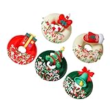 Gatuida Künstliche Donut Modelle Aus PVC Realistische Weihnachtsdeko 6 Stück Für Feier...