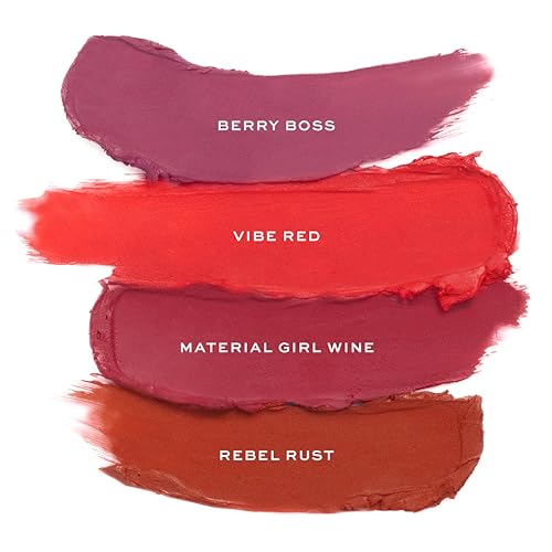 Revolution Lasting Kiss Lipstick, Fórmula Mate, Larga Duración, Berry Boss - imagen 5