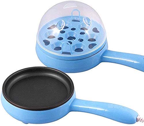 AASTIK SALESSingle Handle egg bowler and Capacity of 7 Eggs Egg Boiling Non-Stick Steamer and Egg Frying Pan Machine 2 in 1 Single Layer Egg Boiler Omelette Maker and Other Egg Variety