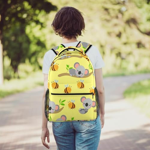 Sac à dos d'école koala parfait pour les sorties week-end et le collège - 6