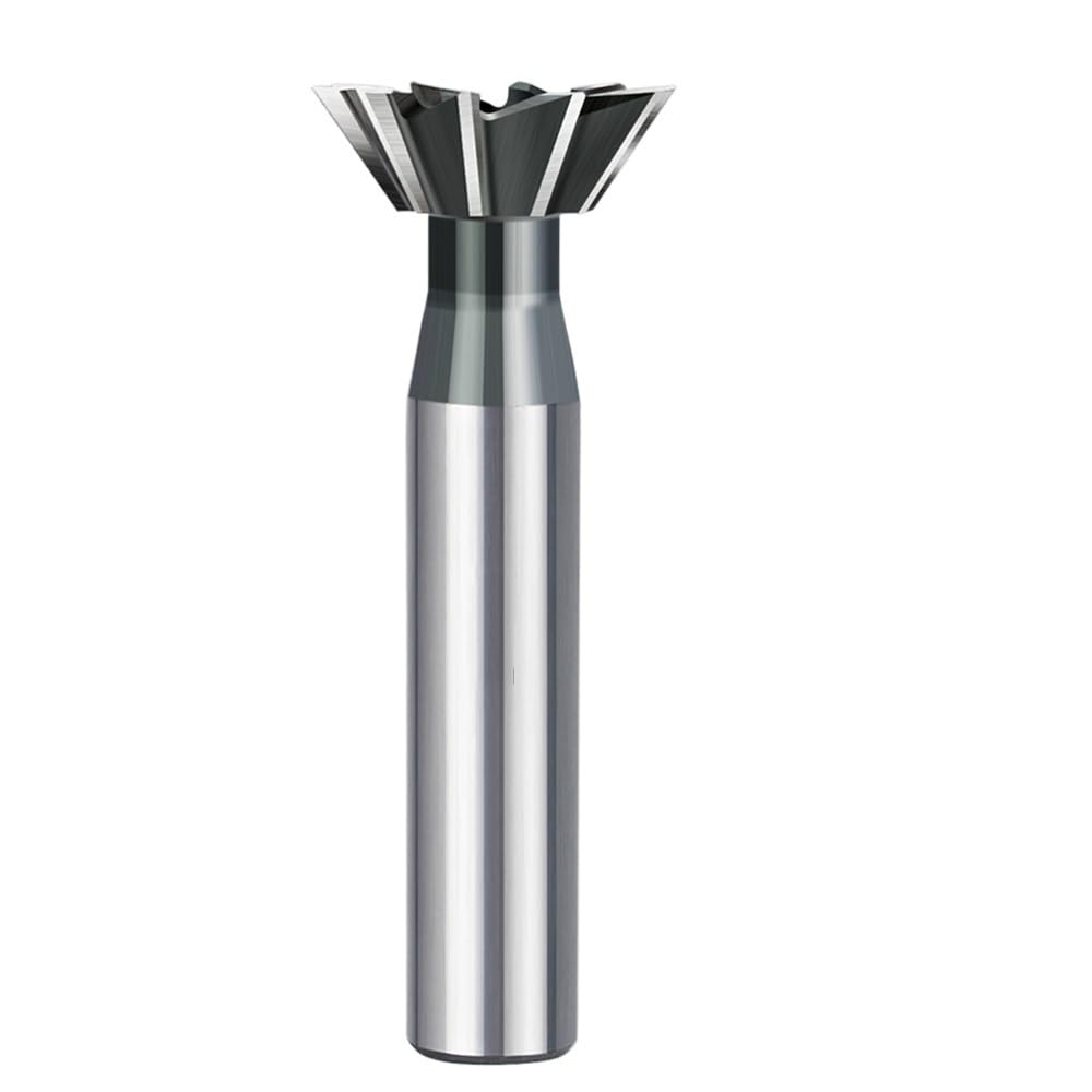 Vástago de fresa, fresa de punta, fresa de punta, Fresas de cola de milano HSS de acero de alta velocidad for hierro fundido, 30 mm (45 y 60 grados), paquete de 2