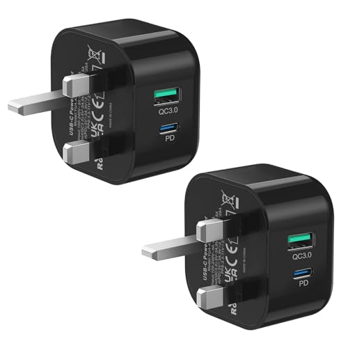 Samsung Galaxy Super Fast Charger Plug 2 Pack, USB Type C Phone Charging Plug for Samsung Galaxy S24/S23 Ultra/S22/S21fe/S20 Plus/A54/A14/A13/A12/A15/A34/A33/A32/A52/A53/A04S/Z Fold/Flip 5/4/3
