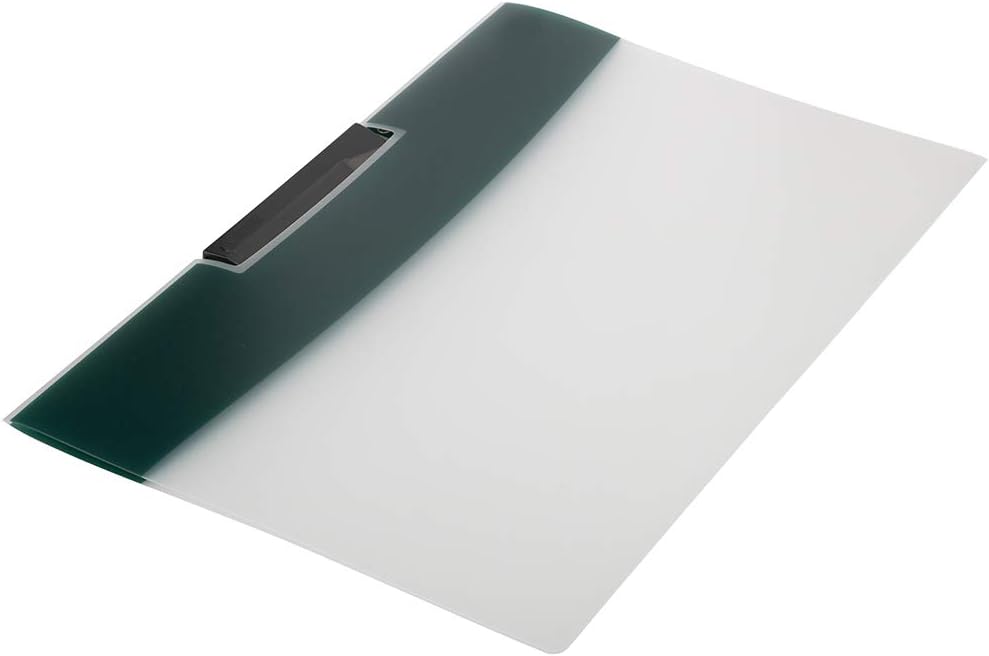 JAM PAPER Plastic Report Covers with Slide Lock Clip – Letter Size 9 x 12 – Black w/Clear Front - 20/Pack : Office Products