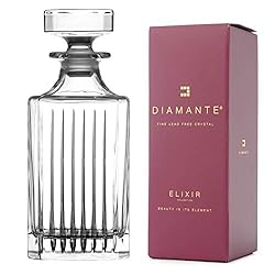 DIAMANTE Whisky Decanter “Broadway” Collection
