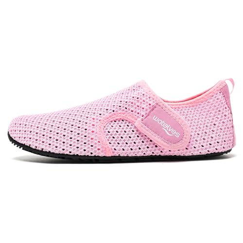 Image of WateLves Water Shoes for Women Men Swim Beach Aqua Socks Quick Dry Barefoot House Slippers Travel Shoes with Adjustable Magic Tape for Pool Diving Boating Yoga Surf