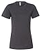 Bella womens Missy's Relaxed Jersey Short-Sleeve T-Shirt(B6400)-DRK GREY HEATHER-L