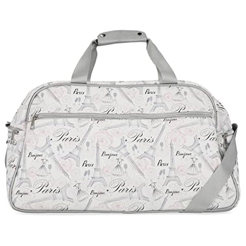 Jessica McClintock Barrel Weekender Duffel Bag, Bon Jour, L, Barrel Weekender Duffel Bag Cover