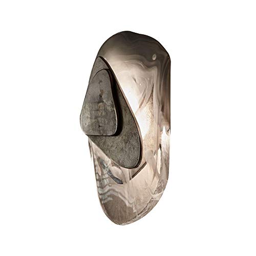 Aplique de pared geométrico de cristal nórdico moderno con casquillo G9
