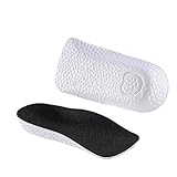 Plantillas Plantillas for aumentar la altura, soportes for arco, inserciones ortopédicas, levantamiento de peso ligero for hombres y mujeres, almohadillas for zapatos, elevación de 1,5/2,5/3,5 CM(Blac