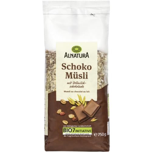 Alnatura Schoko Müsli Cornflakes Cerealien 750 gramm