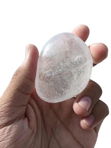 SS Murti Natural Sphatik Sun Surya Shila (100-150 Gram)