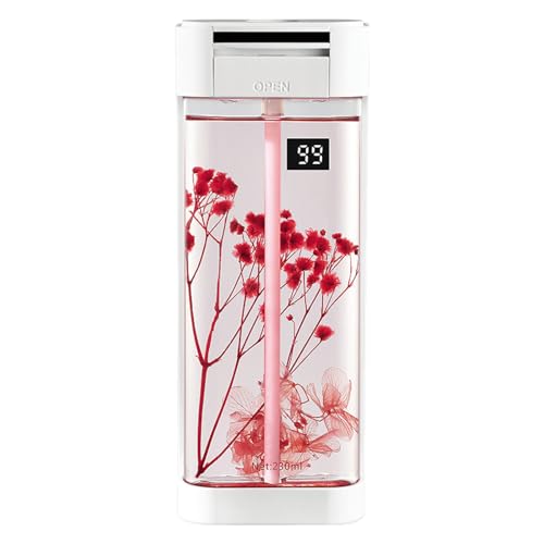 Aromatherapy Essential Oil Diffuser | 4-Speed Adjustable Automatic Air Freshener | Waterless Scent Diffuser for Home, Bathroom & Toilet with 2x230ml Oils