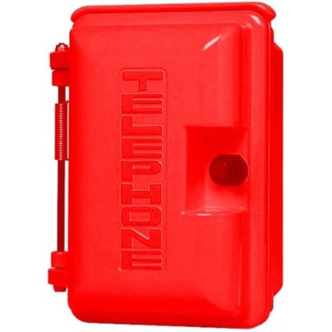 Allen Tel Products GB90H-02 Outdoor Telephone Housing, Red Cover