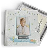 Libro de Comunión para Firmas Personalizado con Nombre y Fecha -